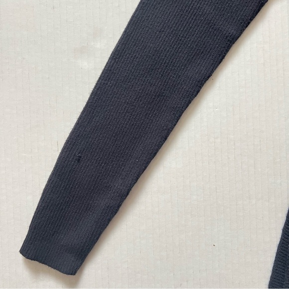 Lilly Pulitzer Ramona Sweater SZ XS Navy Blue Preppy Classic Fringe Hem - Picture 5 of 10